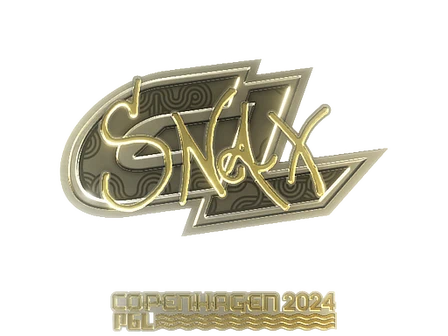 Sticker | Snax (Gold) | Copenhagen 2024 image