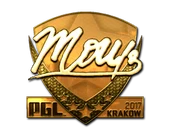 Sticker | mou (Gold) | Krakow 2017 image