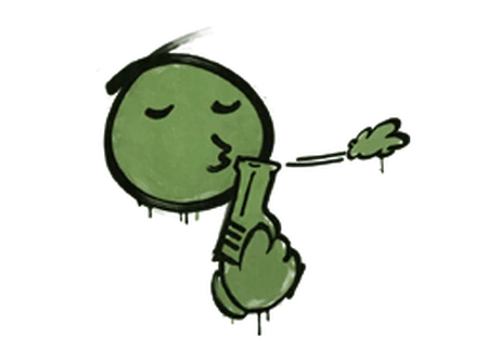 Sealed Graffiti | Quickdraw (Battle Green) image