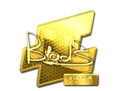 Sticker | B1ad3 (Gold) | Atlanta 2017 image