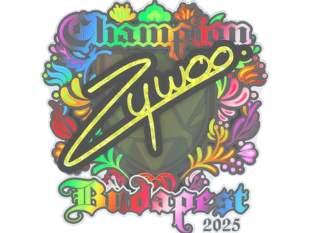 Sticker | ZywOo (Holo, Champion) | Budapest 2025 image