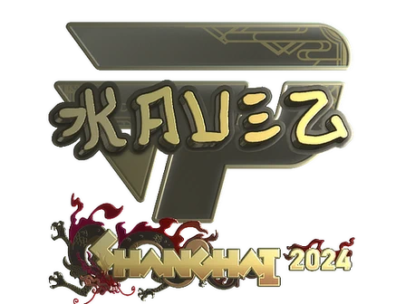 Sticker | kauez (Gold) | Shanghai 2024 image