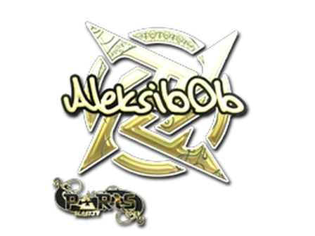 Sticker | Aleksib (Gold) | Paris 2023 image