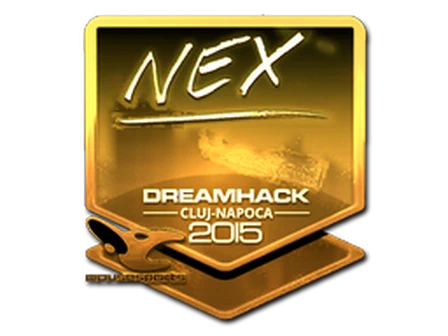Sticker | nex (Gold) | Cluj-Napoca 2015 image