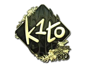 Sticker | k1to (Gold) | Rio 2022 image