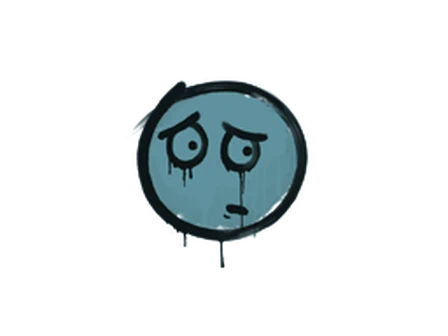 Sealed Graffiti | Worry (Wire Blue) image