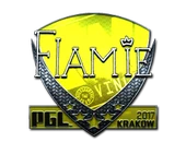 Sticker | flamie (Foil) | Krakow 2017 image