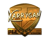 Sticker | karrigan (Gold) | Krakow 2017 image