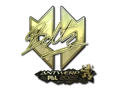 Sticker | boltz (Gold) | Antwerp 2022 image