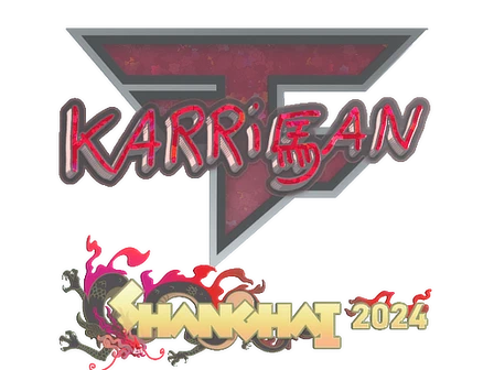 Sticker | karrigan (Glitter) | Shanghai 2024 image