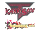 Sticker | karrigan (Glitter) | Shanghai 2024 image