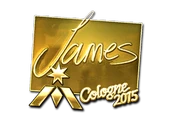 Sticker | James (Gold) | Cologne 2015 image
