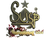 Sticker | susp (Gold) | Shanghai 2024 image