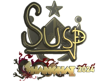 Sticker | susp (Gold) | Shanghai 2024 image