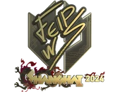 Sticker | felps (Gold) | Shanghai 2024 image