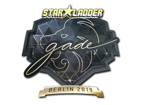 Sticker | gade (Gold) | Berlin 2019 image