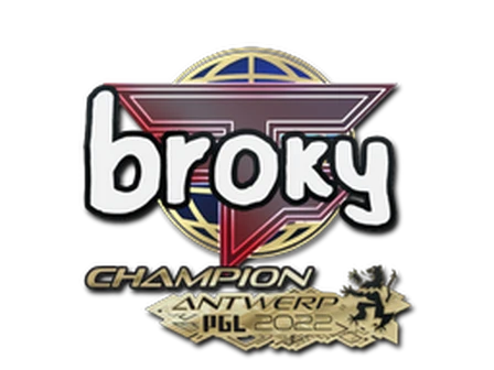 Sticker | broky (Champion) | Antwerp 2022 image
