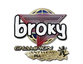 Sticker | broky (Champion) | Antwerp 2022 image