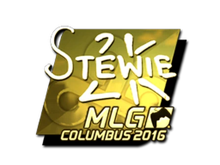 Sticker | Stewie2K (Gold) | MLG Columbus 2016 image