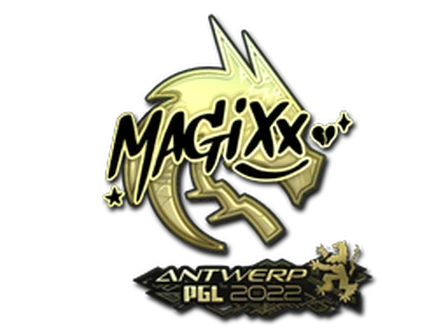 Sticker | magixx (Gold) | Antwerp 2022 image