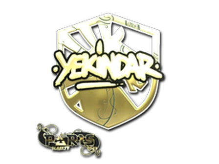 Sticker | YEKINDAR (Gold) | Paris 2023 image