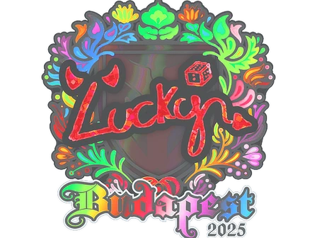 Sticker | Lucky (Holo) | Budapest 2025 image
