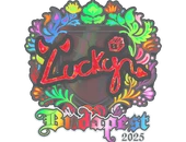 Sticker | Lucky (Holo) | Budapest 2025 image