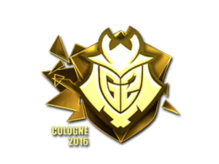 Sticker | G2 Esports (Gold) | Cologne 2016 image