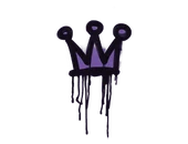 Sealed Graffiti | Little Crown (Monster Purple) image