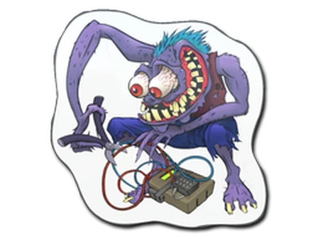 Sticker | Purple Bombster image