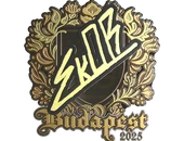 Sticker | sk0R (Gold) | Budapest 2025 image