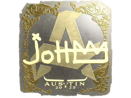 Sticker | jottAAA (Gold) | Austin 2025 image