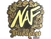 Sticker | NAF (Gold) | Budapest 2025 image