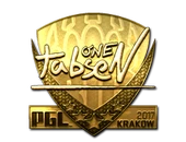 Sticker | tabseN (Gold) | Krakow 2017 image