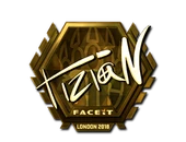 Sticker | tiziaN (Gold) | London 2018 image