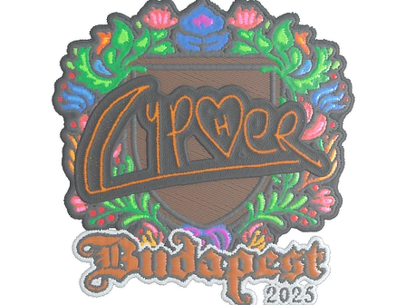 Sticker | Cypher (Embroidered) | Budapest 2025 image