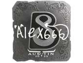 Sticker | alex666 (Foil) | Austin 2025 image