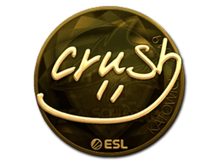 Sticker | crush (Gold) | Katowice 2019 image