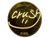Sticker | crush (Gold) | Katowice 2019 image