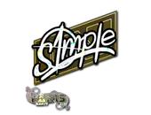 Sticker | s1mple (Glitter) | Paris 2023 image