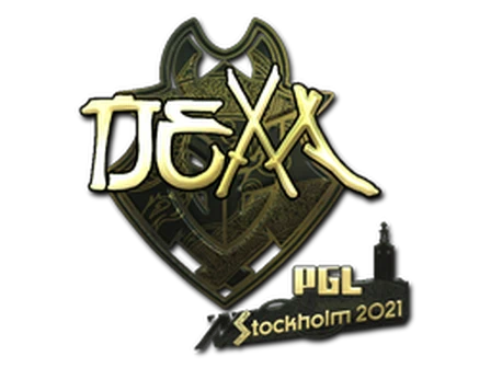 Sticker | nexa (Gold) | Stockholm 2021 image