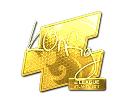 Sticker | k0nfig (Gold) | Atlanta 2017 image