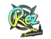 Sticker | REZ (Holo) | Stockholm 2021 image