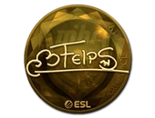 Sticker | felps (Gold) | Katowice 2019 image