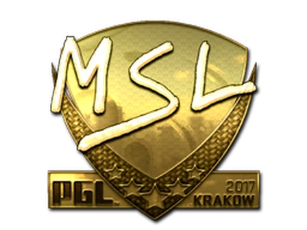 Sticker | MSL (Gold) | Krakow 2017 image