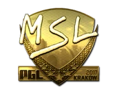 Sticker | MSL (Gold) | Krakow 2017 image