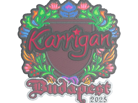 Sticker | karrigan (Embroidered) | Budapest 2025 image