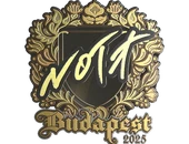 Sticker | nota (Gold) | Budapest 2025 image