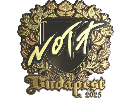 Sticker | nota (Gold) | Budapest 2025 image