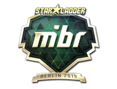 Sticker | MIBR (Gold) | Berlin 2019 image